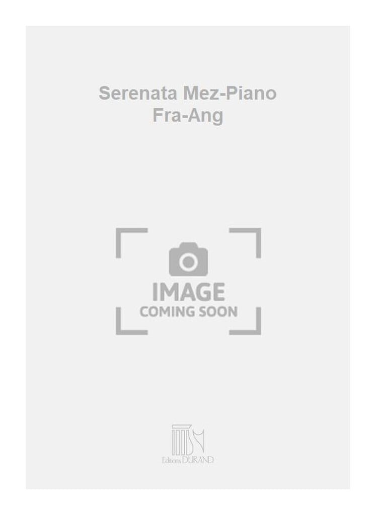 Serenata Mez-Piano Fra-Ang